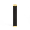 Bamboo jewelry display stand with black and gold cylinder bracelets holder variant - Single Tube Dark Grey