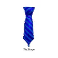 Blue striped tie-shaped foil balloon for Father's Day and men's birthday party decoration - Blue Striped Tie