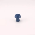 Blue mushroom-shaped crystal stone pendant made of polished resin for DIY jewelry - Blue Aventurine / 15*20mm