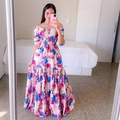 S / Pink Purple Floral