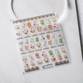 3D embossed zodiac nail art sticker TS-2660 with cute cartoon animal designs - Zodiac Squad - New Relief (TS-2660)