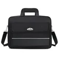 Black 20-inch Oxford business briefcase for men, waterproof material 40x30x11cm size - Reflective Black Large (40cm)
