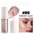 Blush liquide #05 Forever Glow en or rose scintillant pour les joues et les lèvres - #05 Éclat Éternel