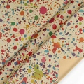 Artistic paint splatter pattern gift wrapping paper with multi-color ink spots - BDS10599-Colorful Artistic Splatter