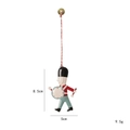 Christmas soldier nutcracker tin ornament with drum, red and blue finish, 8.5cm height - Soldier with Drum