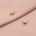Seestern Anhänger in Gold und Silber für DIY Schmuckherstellung Zubehör - Seestern / Stahlfarbe