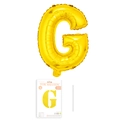 16-Zoll goldene Folienballon Buchstabe G für Geburtstagsparty und Dekorationen - Buchstabe G / Gold
