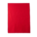 Eleganter chinesischer roter Wollschal für das Jahr des Pferdes mit feinen Fransen - 68-195 / Rot (Breit)