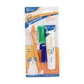 Pet dental care kit with vanilla toothpaste, double-ended toothbrush and finger brushes - 93323: Vanilla Flavor Double Finger Brush Toothpaste Set