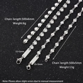 Silberne Herz-Halskette und Armband aus Edelstahl mit gravierbarem rechteckigem Anhänger - 6mm Herz-Gliederkettenhalskette (Stahlfarbe)