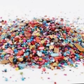 Colorful 2-8mm irregular mixed glass crushed stones and beads for DIY nail art and crafts - Style 10