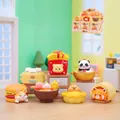 Lindas figuras de animales de resina con temática de comida como shiba hamburguesa y oso - Linda Tentación de Comida (M325) / 1pc Aleatorio