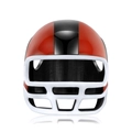 925 silver football helmet bead charm with red shell and black stripe for DIY bracelets - 925 Silver / Football Helmet