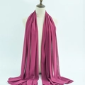Elegant wine red chiffon hijab scarf for women featuring a lightweight draped texture - 139