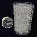 Black hexagonal metal mesh wire for wedding flower arrangements and DIY decor - Iron Wire Mesh 1m*10m (with 100 Cable Ties)
