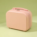 Pink 14-inch mini hard shell vanity case made of ABS material with matching handle - 14" / 069# Pink