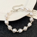 Irregular Pearl Bracelet (白k6421)