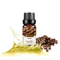 LumaQueen coffee essential oil in 10ml amber glass bottle with realistic splash effect - Coffee Aromatherapy