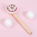 Wooden lung capacity trainer with floating foam ball for children breathing exercises - Mangosteen Style Floating Ball