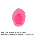 Pink cupcake silicone mold for DIY strawberry ice cream cakes and scented candles - 3# A948 Pink