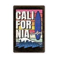 Retro California Surfing metal tin sign with vintage wave and surfboard graphics - 11540(14) / 20*30cm