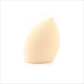 Beige teardrop beauty blender with slanted edge for flawless makeup application - Beveled Nude (Bottled)