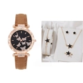 Set di Stelle Pentagramma / Marrone