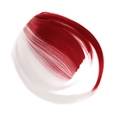 Synthetic hair extensions featuring a split red and white bang with sideburns - White + Red