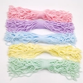 Five colored wavy TPR unicorn stress relief sensory noodle toys in soft silicone - Macaron Colored Spaghetti