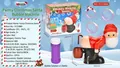 Máquina automática de burbujas de Papá Noel con luces y música y solución de burbujas - Papá Noel Divertido (YC5188A)