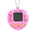 Rosa herzförmiges virtuelles Haustier-Spielzeug mit gelben Tasten und LCD-Display - Rosa