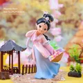 Resin Xi Shi Hanfu figurine ornament holding flower basket for tabletop decor - -34 Large Xi Shi