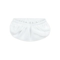 Reusable white microfiber mop pad refill with elastic band for flat floor mops - Standard Type / White