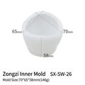 Stampo in silicone per ripieno Zongzi SX-SW-26 per candele fai-da-te diametro 70mm - Stampo per Ripieno Zongzi SW-26