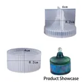 Stampo in silicone per barattolo a righe con dimensioni 6x8,2cm e 4x8,2cm - Scatola di immagazzinaggio a strisce