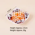 Kunstmatige sinaasappelsalade model 4,5cm koelkastmagneet voor voedselfotografie props - Sinaasappel rode druiven salade