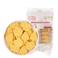 Christmas mini cookies for cake decoration featuring snowman and tree shapes in 180g bag - Butter Flavor Biscuits 180g