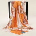 90*90cm / Orange Pink Equestrian (FJ587-03)