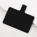 Inserto in velluto nero per laccio da cellulare, connettore per custodia smartphone - Nero