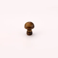 Tiger eye stone mushroom carving with polished natural brown and gold cat-eye texture - Tiger Eye / 15*20mm