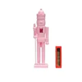 38cm minimalistischer rosa Nussknacker-Soldat aus Holz mit 15-Zoll-Geschenkbox-Anzeige - 38cm / Rosa König (TN3837)