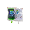 Zombie-Themen 250ml Blutbeutel für Halloween-Partys in grünen und lila Farben - Zombie Thema 250ml