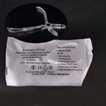 Detailed view of clear acrylic body piercing pliers in EO gas sterile packaging - Sterile Pack-Transparent Closing Forceps