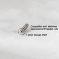 Vis sans tête en acier inoxydable avec filetage fin 1,0mm pour montage industriel - Filetage 1.0 en Acier Titane (Accessoire 041)