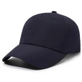 Klassische dunkelblaue Baseballkappe aus atmungsaktivem, schnell trocknendem Outdoor-Stoff - Verstellbar / Marineblau