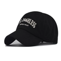 Berretto da baseball in cotone nero con ricamo Singeless vintage in rilievo color crema - Cotone Nero