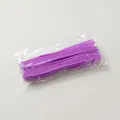 Set of 10 purple llama-shaped plastic knives for themed birthday party tableware - Purple Dinner Knife