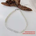 Pearl Clear Bead Necklace