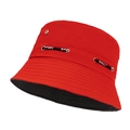 Cappello da pescatore rosso outdoor con coulisse sportiva e design a rete - Colore 8 (Rosso Vino)