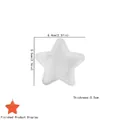 Stampo in silicone a forma di stella per resina con diametro esterno di 6,4 cm - Stella-Piccolo